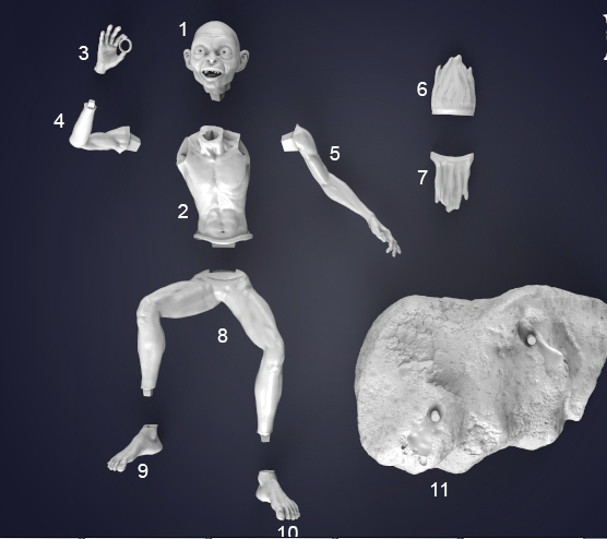 3D打印游戲手辦模型